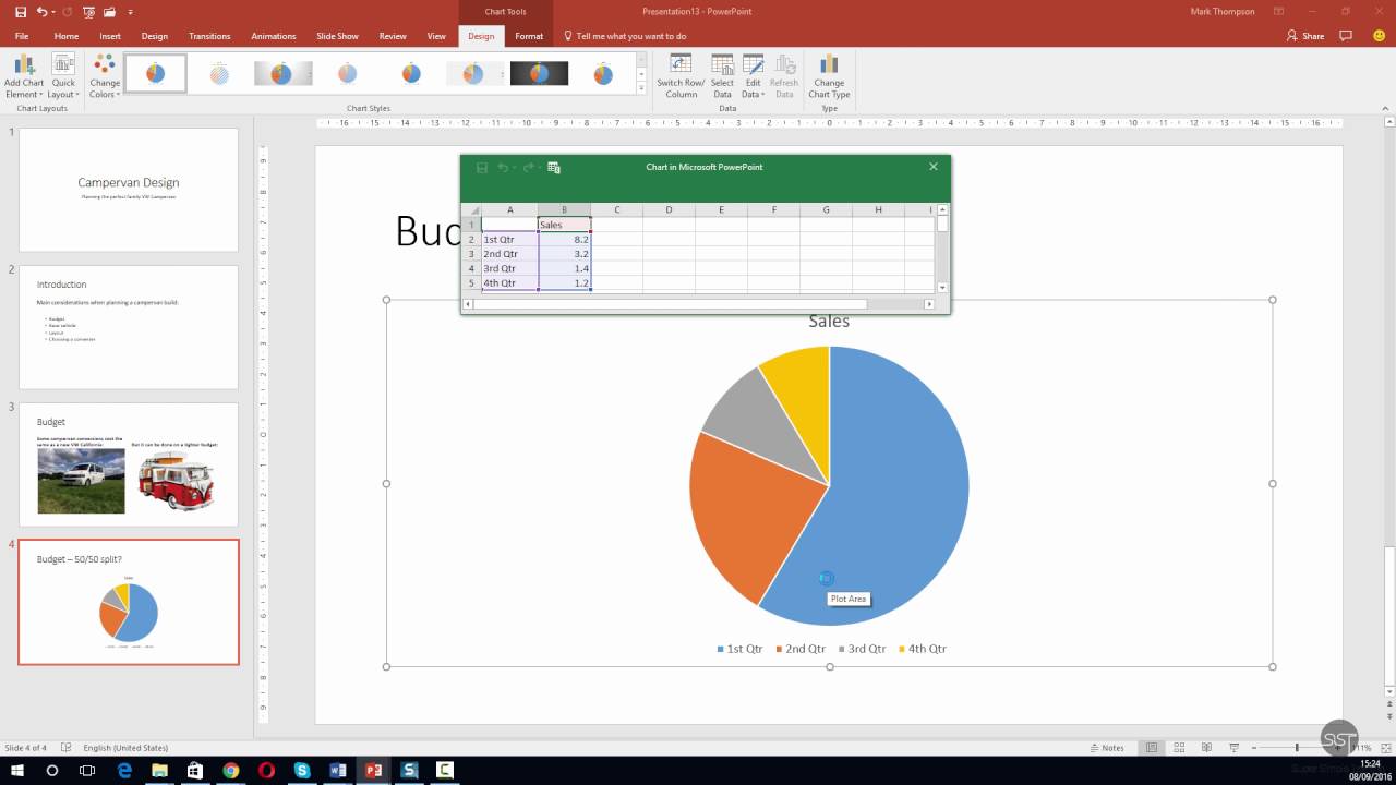 How To Insert Pie Chart In Excel 2016