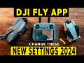 Dji fly update  all new settings  features dji mini 4 pro  air 3