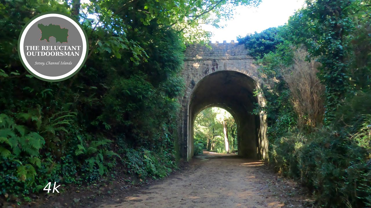 Railway walk from St. Aubin to Corbiere - Part 1 #jersey #walking #walkingtour #travel