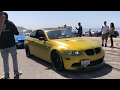 Street Runners Shut Down PCH! (Insane burnouts)