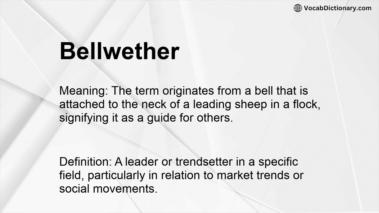 Bellwether Meaning