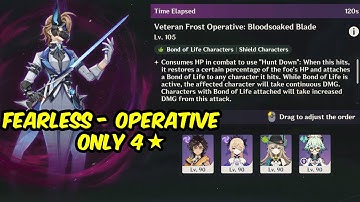 6.1 Stygian Onslaught - Fearless - Only 4 Star Sethos Team Showcase - Genshin Impact