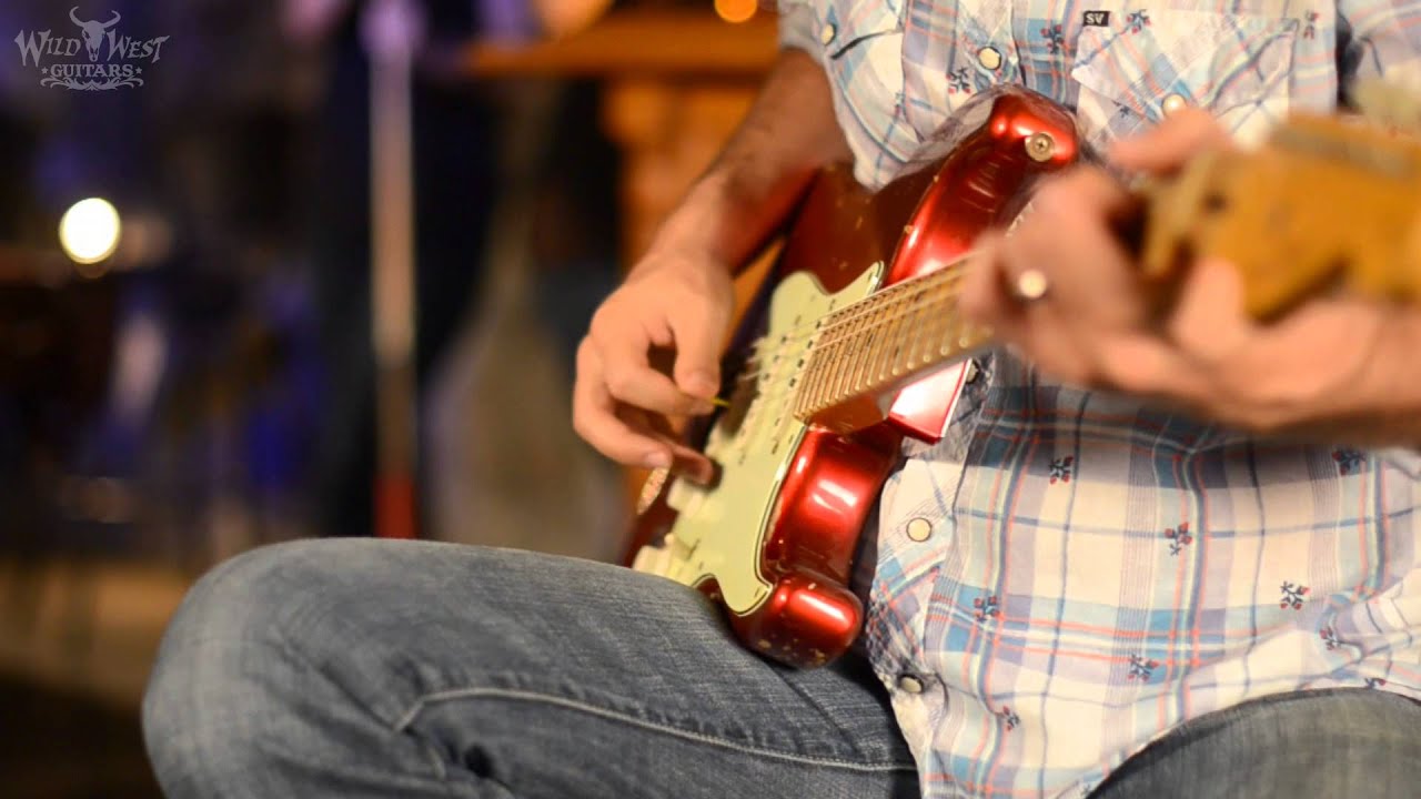 FCS Candy Apple Red Killer '57 Strat Bangs Loose at The Wild West !!!!