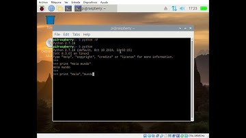 Hola mundo en Python a través de consola, Raspberry