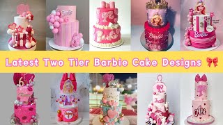 🎂 Two Tier Barbie Cake design | 2 Layer Barbie Cake Design | Cake Design | Two Tier Barbie Cake