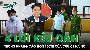 Vụ Cựu CT Hà Nội: 4 Lời Kêu Oan Trong Kháng Cáo Viết Tay Hơn 100tr Của Ông Nguyễn Đức Chung | SKĐS