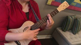 studio ghibli - valley of the wind - solo ukulele