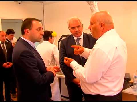 პრემიერ მინისტრი ელექტრონული ნაკეთობების საწარმოში