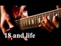 18 and life  skid row solo guitar cover by asp melodia ibanez dimarzio behringer djabon strings