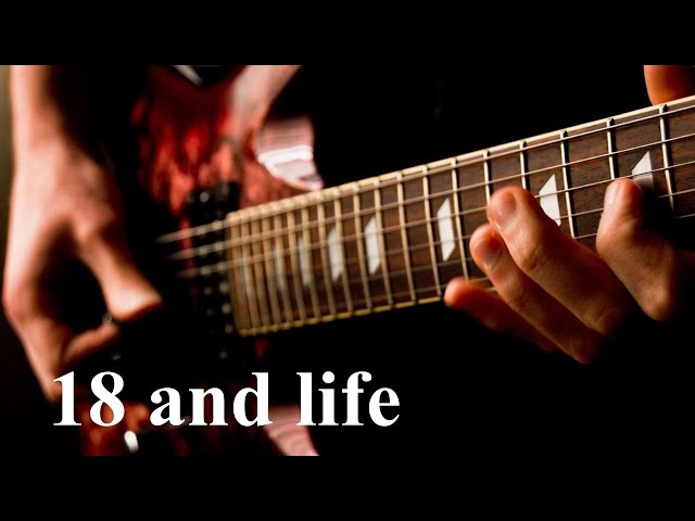 18 and life - Skid Row (Solo Guitar Cover by ASP MELODIA) Ibanez Dimarzio Behringer Djabon strings class=