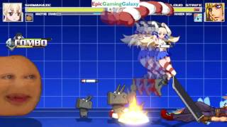 The Annoying Orange And Shimakaze VS Cloud Strife And Rainbow Dash In A MUGEN Match / Battle / Fight
