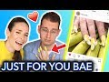 Giving My Boyfriend Banana Nails (peel me baby)