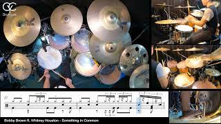 Something In Common - Bobby Brown / Drum Cover By CYC (@cycdrumusic ) score & sheet music