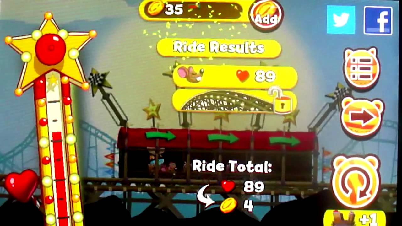 Nutty Fluffies Rollercoaster Android Gameplay