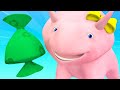 Образовательный мультфильм -  Динозаврик Дино учит цифры при помощи конфет - Учимся вместе с Дино