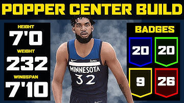 Best Popper Center Build NBA 2K23 | Comp Rec and ProAm Center Build