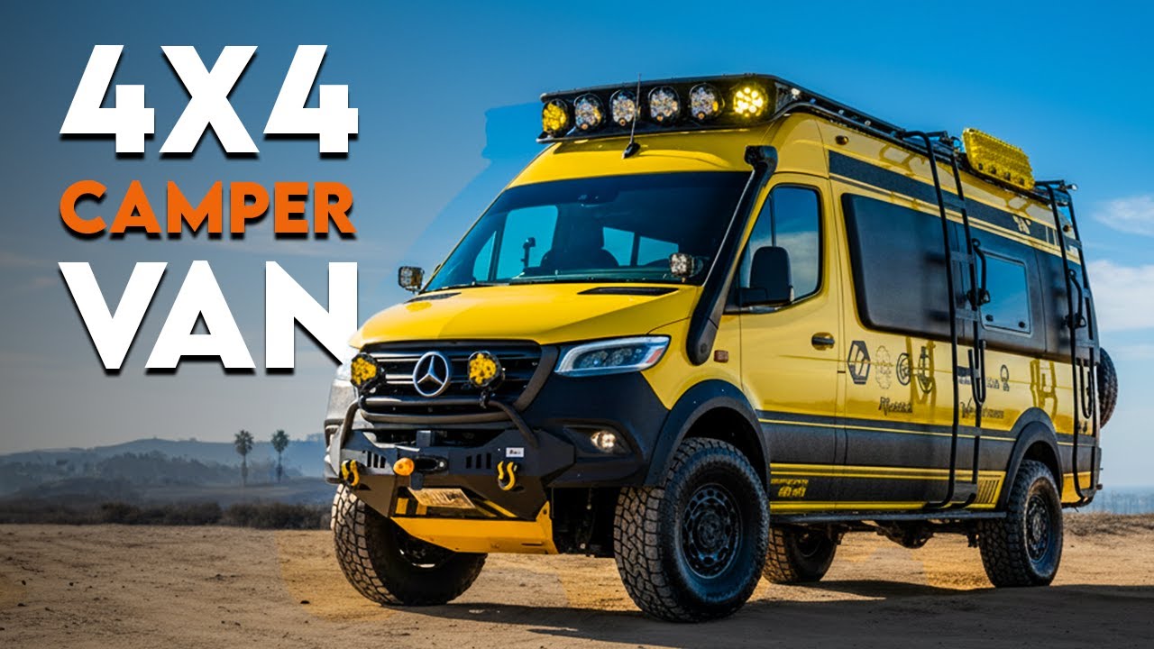 25 INSANE 4x4 Camper Vans for Full-Time Van Life & Overlanding - YouTube