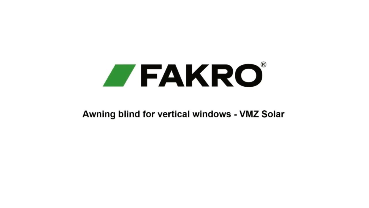 FAKRO VMZ Awning blind for vertical windows
