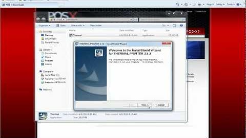 How to install the EVO Receipt Printer on Win7 64 bit