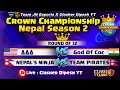 Round of 32 - Crown Championship Nepal S2 #coc #mixcup #live