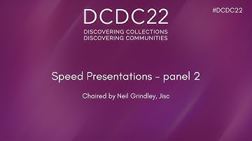 DCDC22 | Speed presentation panel 2
