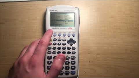 How To Change Modes On Casio CFX-9850GC Plus Graphing Calculator