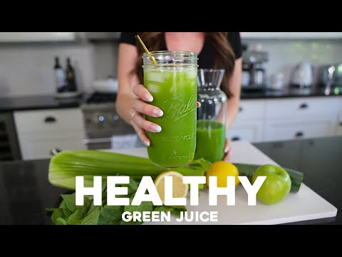 green juice recipe in a blender