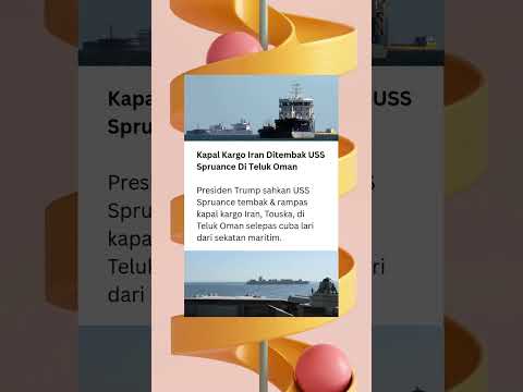 Kapal kargo Iran dirampas tentera AS. #news #berita #geopolitik #maritim #iran
