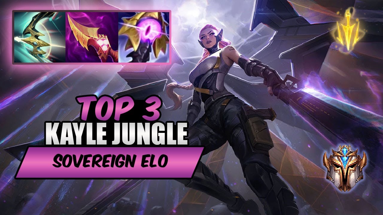 Wild Rift Kayle Top 3 JUNGLE - S14 rank game + build