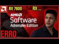 Driver AMD ADRENALIN  com ERRO? Veja a Versão que FUNCIONA