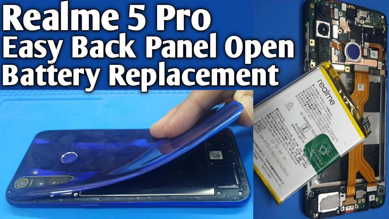 How To Open Realme 5 Pro Back Panel Realme 5 Pro Battery Replacement How To Open Realme 5 Pro Back Panel Realme 5 Pro Battery Replacement