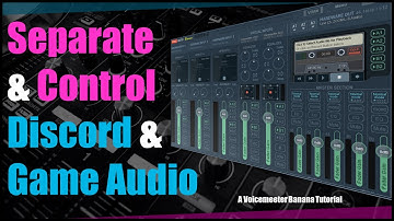 Voicemeeter Banana Tutorial: Separate Discord & Music | Master Audio Control Podcasts LiveStreams