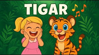 Tigar Dečija Pesma O Tigru Vesele Zverke Pesme Za Decu Zabavna Dečija Pesma Za Đuskanje