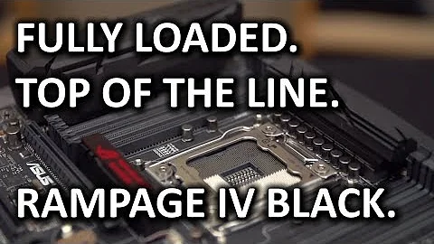 Unveiling ASUS Rampage IV Extreme Black Edition
