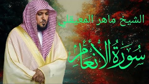 سورة الأنعام كاملة ... تلاوة عذبة بصوت الشيخ ماهر المعيقلي (Surat Al-An'am )