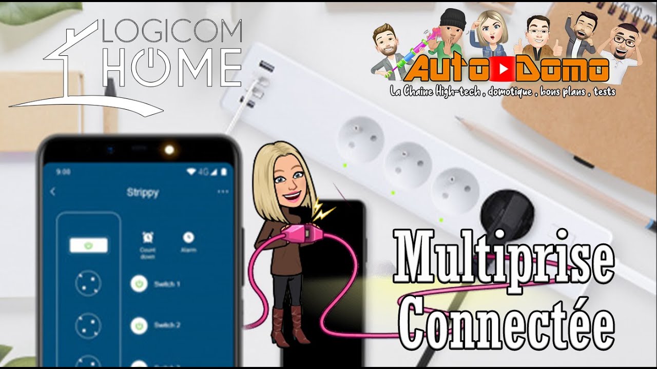 Logicom Home  Prise connectée intelligente Pluggy