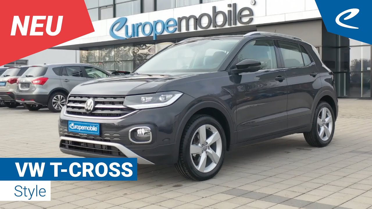 Vw T Cross Style D4 1 0 Tsi Opf 110 Acc Dab App Winter Nav Youtube