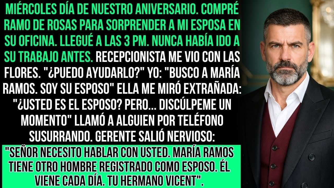 Llevé Flores A Mi Esposa Al Trabajo  Recepcionista Confundida  '¿Usted Es El Esposo  Pero   '