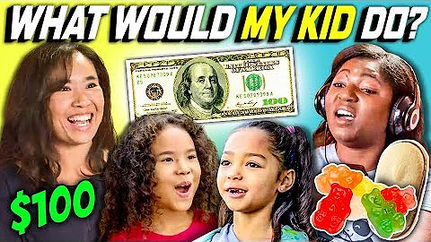 CAN PARENTS GUESS WHAT THEIR KID DOES WITH 100 DOL...