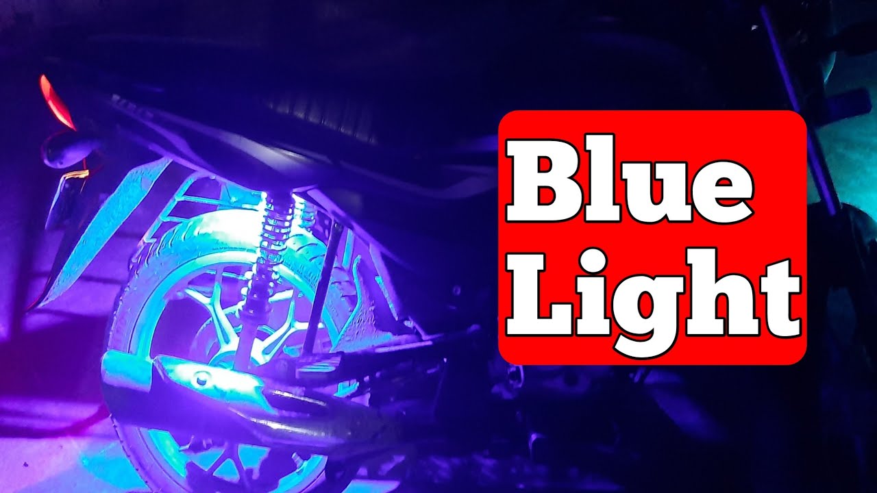 Blue Light Bike Per Kaise Lagate Hain ! YouTube