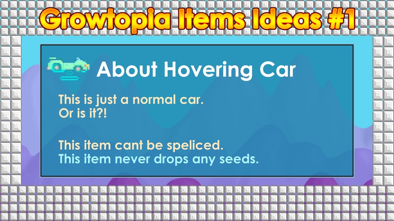 Growtopia | Item Ideas #1
