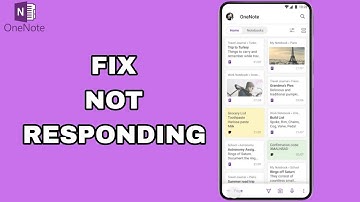 How To Fix And Solve Not Responding On OneNote  App | Final Solution