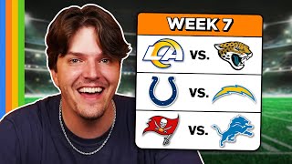 Predicting Every Week 7 NFL Game