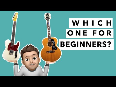 Electric Guitar Vs Acoustic Guitar - Which Is Best To Start Out With?