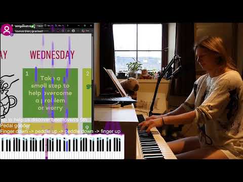 Wonderful Wednesdayaya :D::o  - Learning Piano Until Mastering Beethoven's 5th - Day x+9