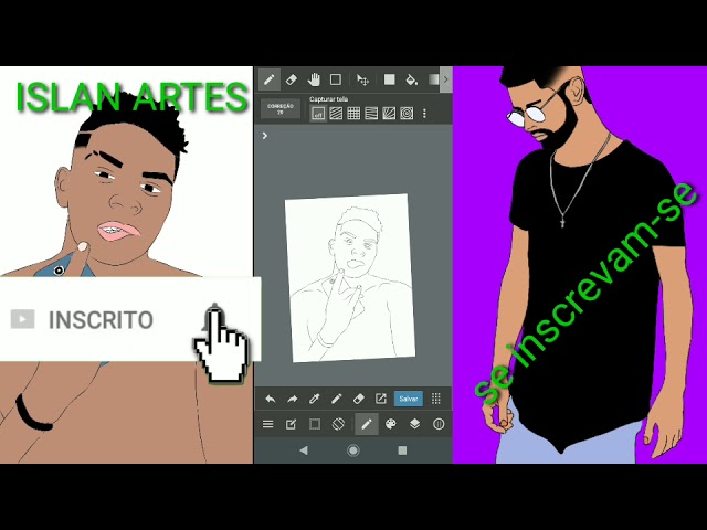 "COMO FAZER CARICATURA" MUITO FÁCIL NO CELULAR