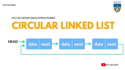 Circular Linked List | KTU S3 CSE Data Structures
