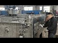 Assembling the 3rd vacuum chamber for the inline sputtering system