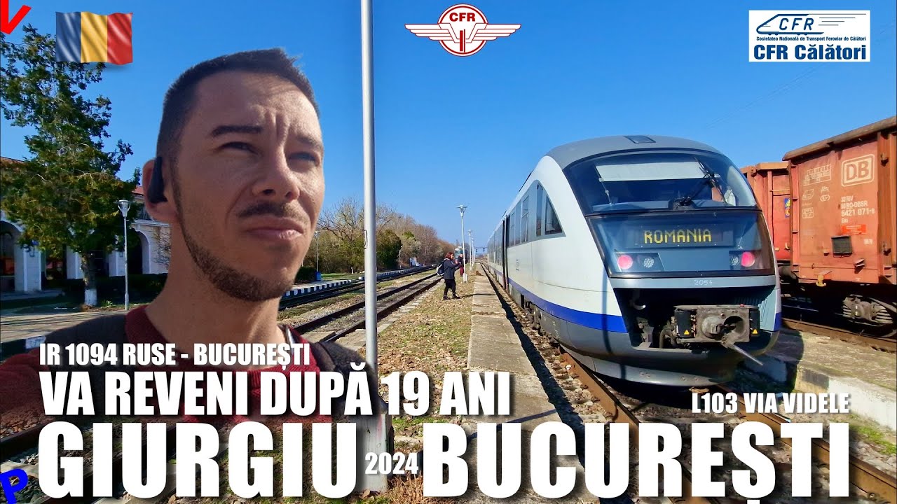 Giurgiu - Bucuresti prin Videle cu IR 1094 | Istoria liniei si schimbarile care vin
