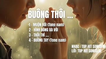 BUÔNG THÔI | Album ballad buồn gồm Muộn Rồi, Hình Bóng Xa Vời, Thôi Thì…, Buông Tay